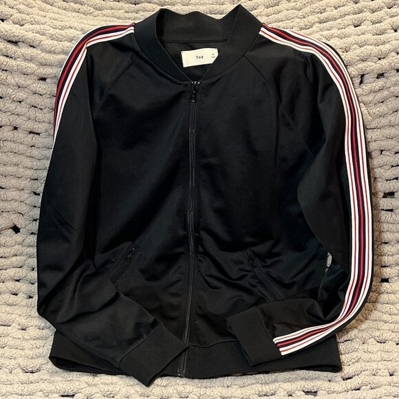 TNA Y2K Black Retro Zip Up Track Jacket Size M - Picture 3 of 7